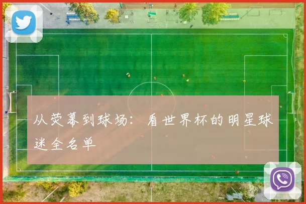 从荧幕到球场：看世界杯的明星球迷全名单